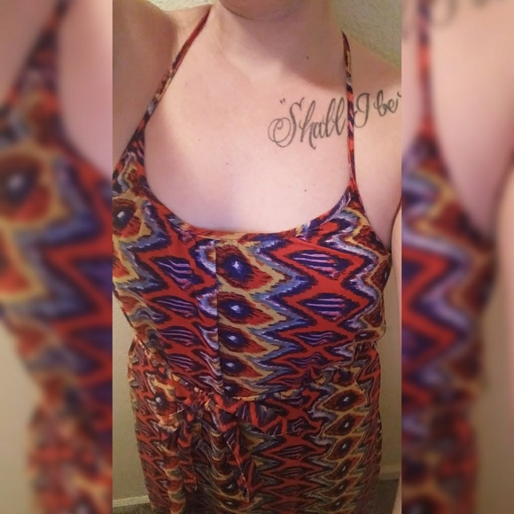 *MS* Truth NYC | IKAT hi low pattern summer dress MEIDUM - Picture 5 of 7